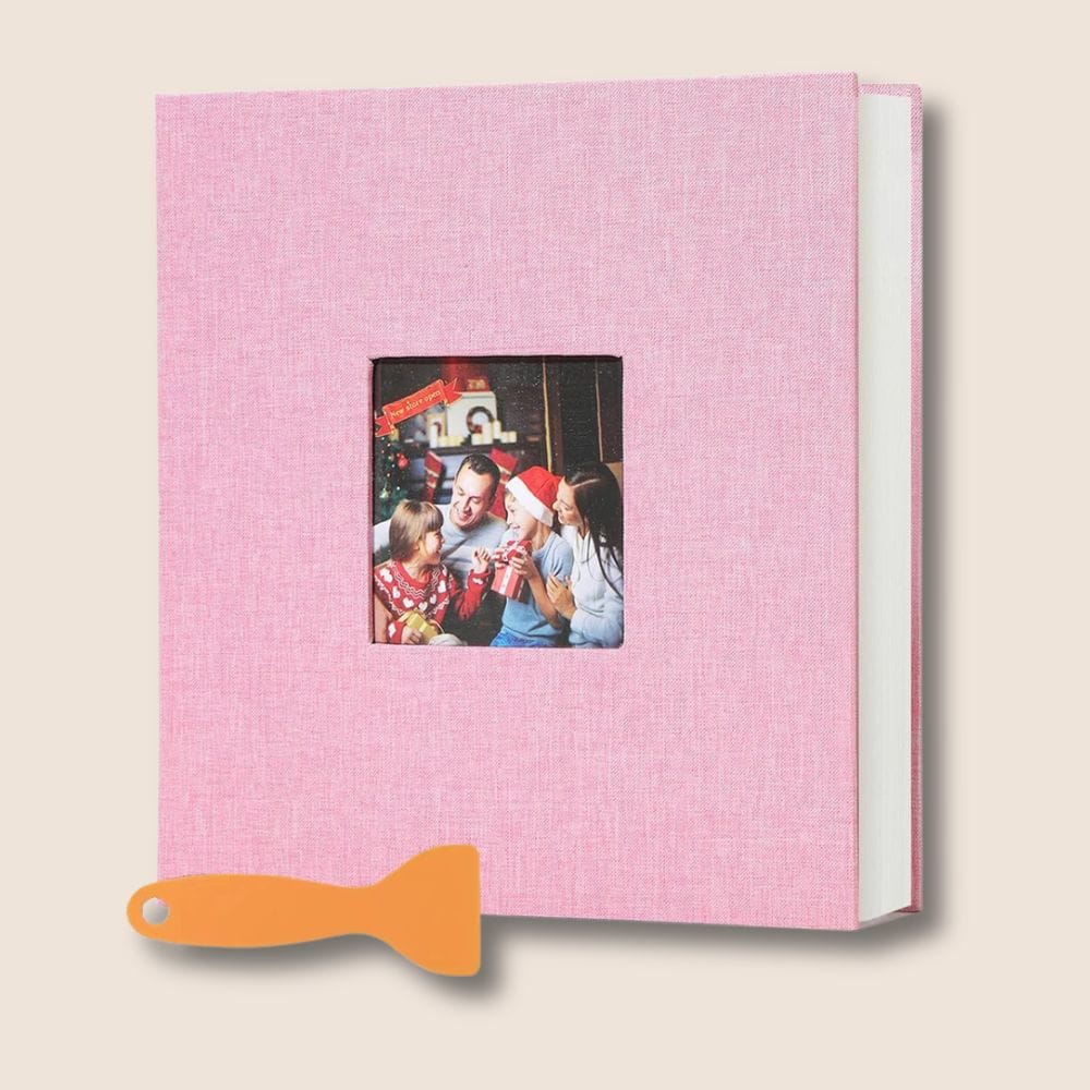 Album Photo Haut de Gamme Rose Pâle