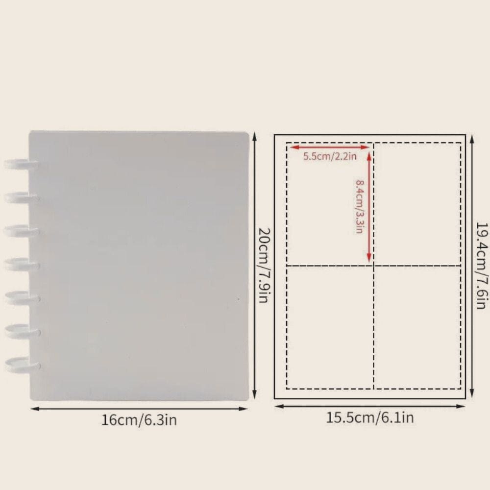 Album Photo Portrait Blanc