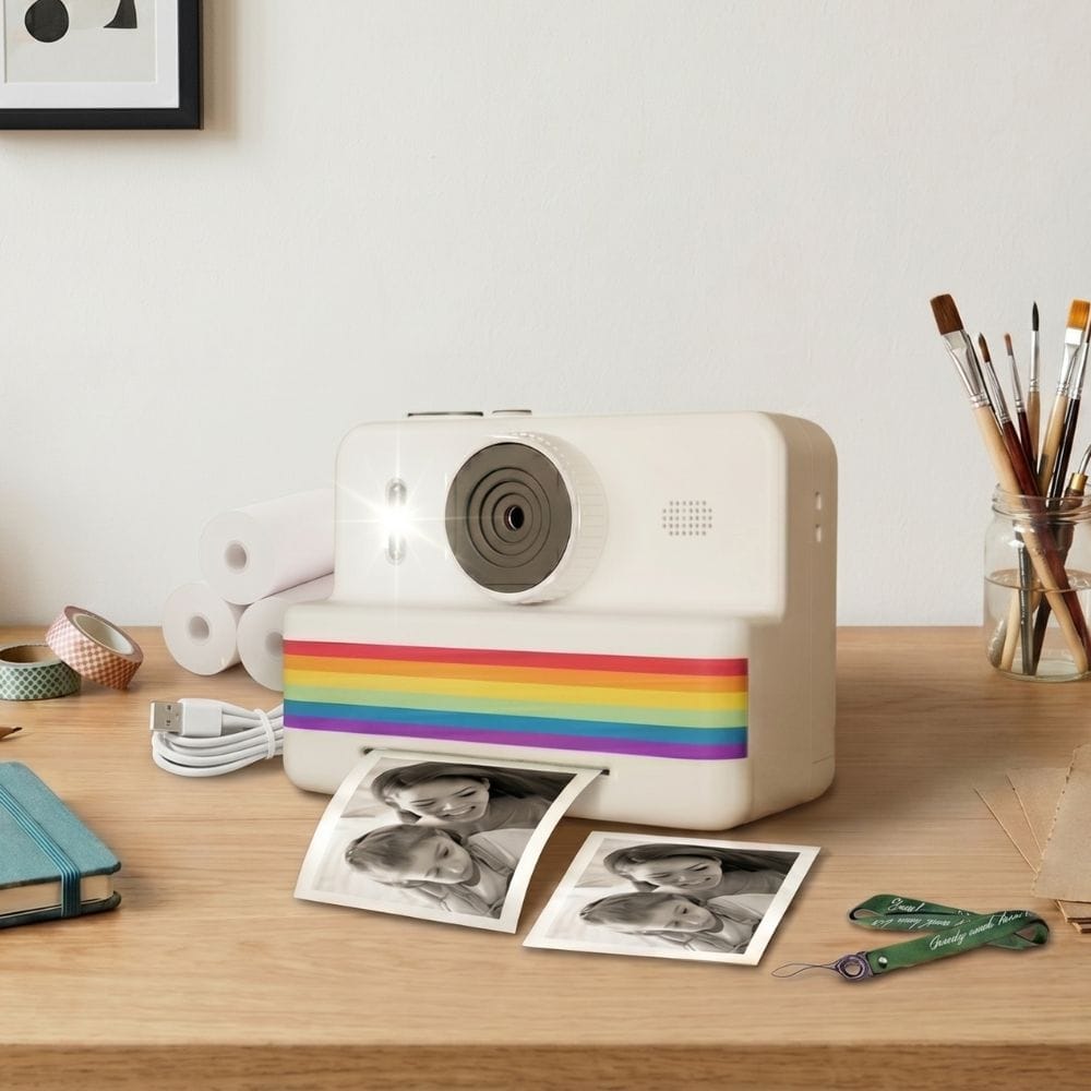 Appareil Photo Instantané Enfant —Écran 2,8", Batterie 1500 mAh, Flash