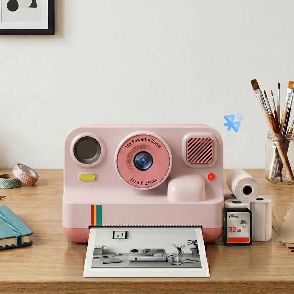 Appareil Photo Instantané Numérique — Bluetooth, 48MP, Selfie