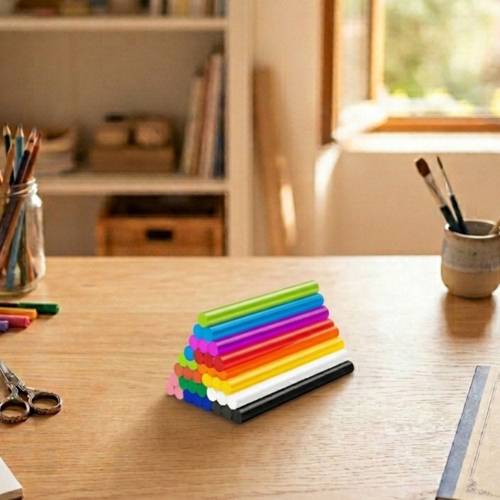 Bâton Colle Chaude 7mm Multicolore – Pack 10 à 100 10 Bâtons