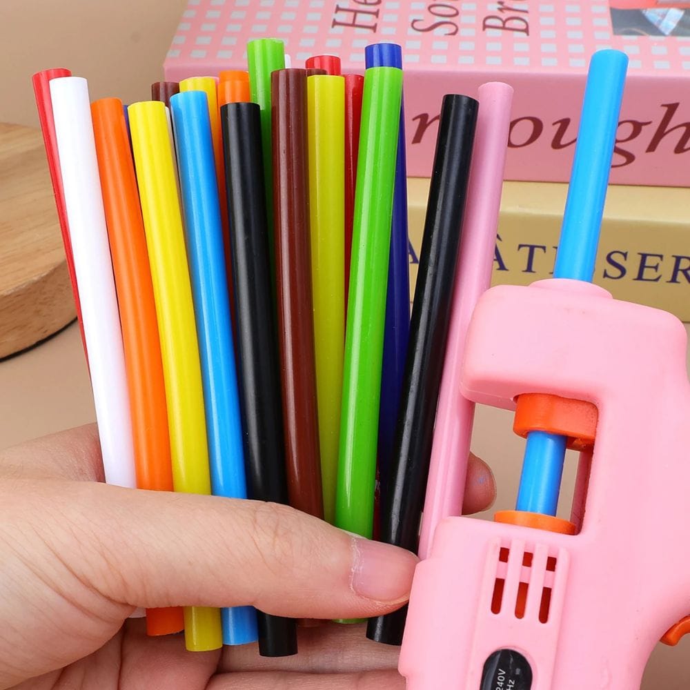 Bâton Colle Chaude 7mm Multicolore – Pack 10 à 100