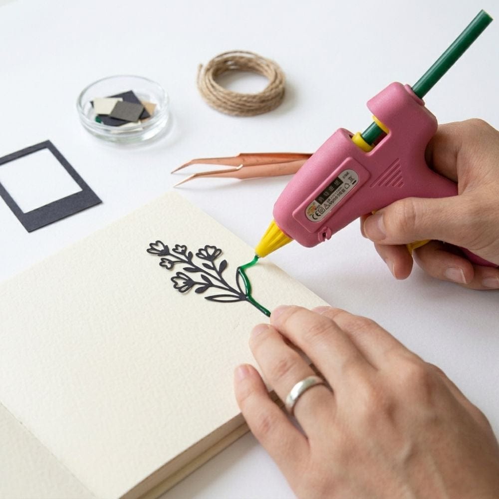 Bâton Colle Couleur 11mm – Couleur Unie au Choix, Pack 10