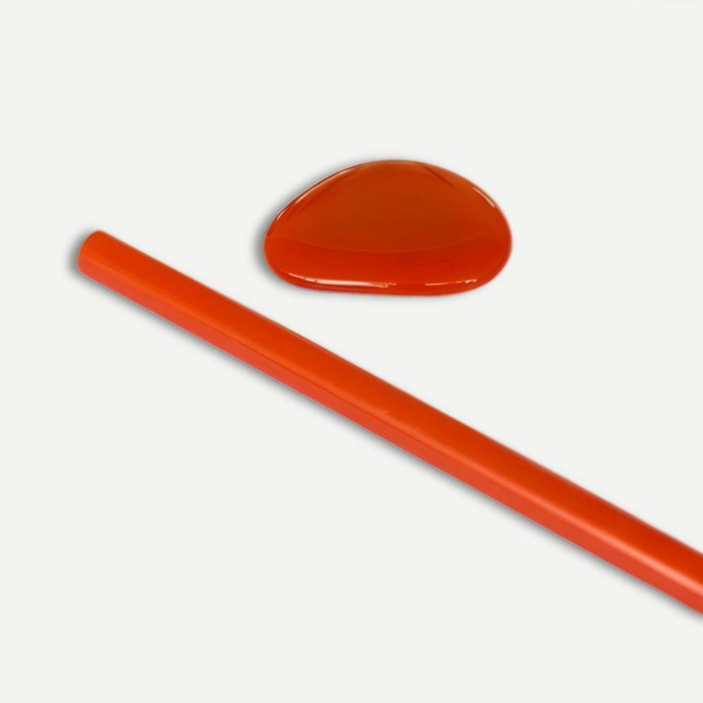 Bâton Colle Couleur 11mm – Couleur Unie au Choix, Pack 10 Rouge 11 x 270mm