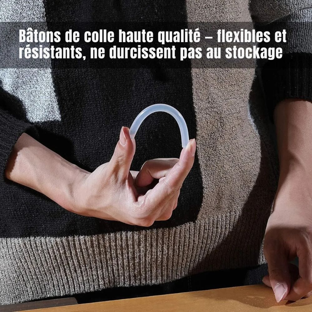 Bâton de Colle pour Pistolet 11mm – Transparent, Pack 10 à 100