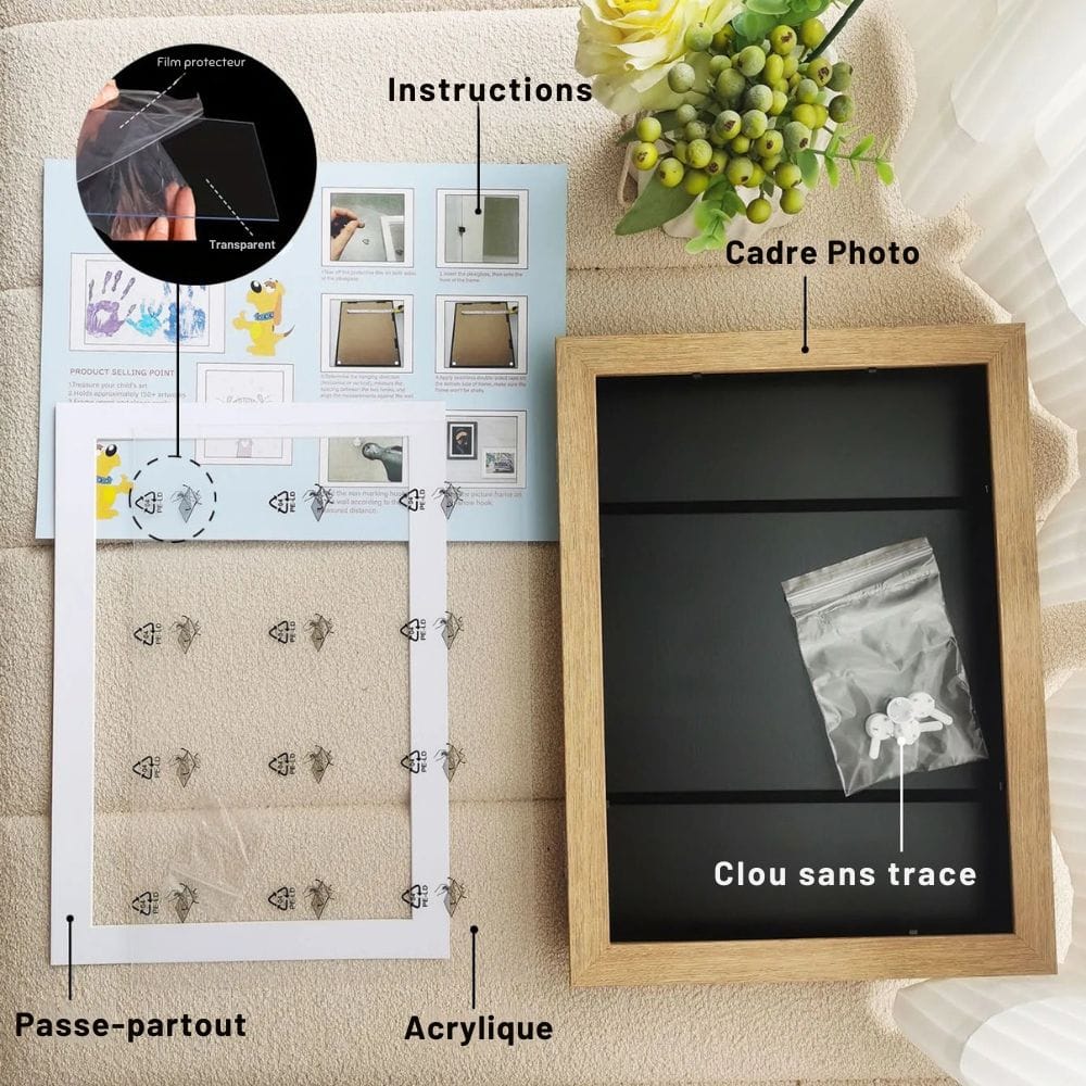 Cadre de Rangement Dessin pour Enfant