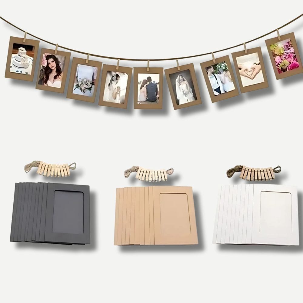 Cadre Photo avec Pinces