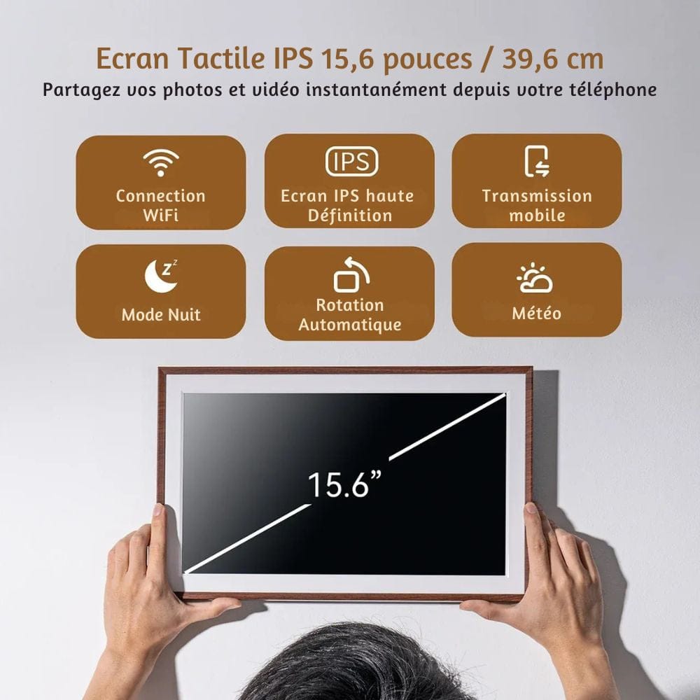 Cadre Photo Connecté 15 Pouces