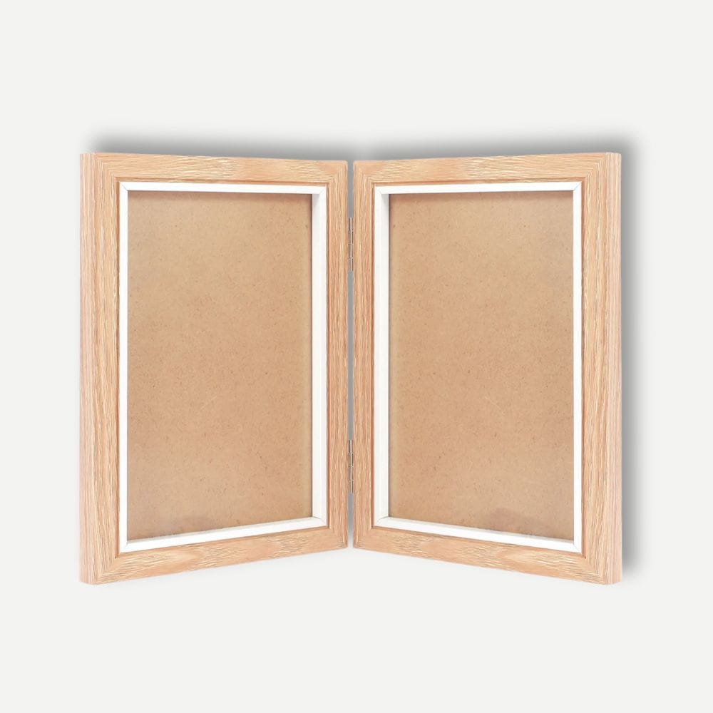 Cadre Photo Double Bois