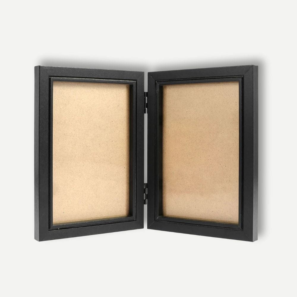 Cadre Photo Double Noir