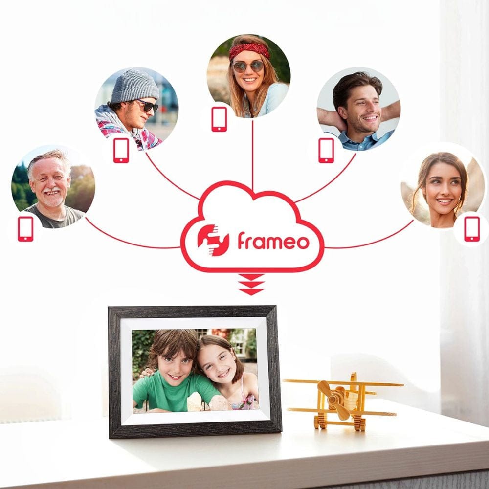 Cadre Photo et Vidéo Numérique 10 Pouces, 32 GB