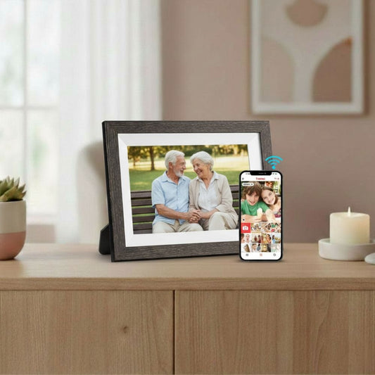 Cadre Photo et Vidéo Numérique 10 Pouces, 32 GB