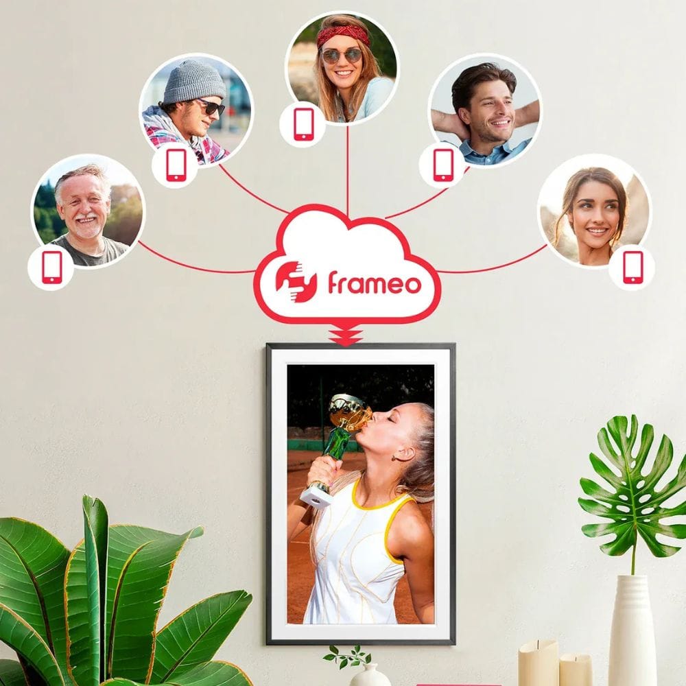 Cadre Photo Numérique Connecté 15 Pouces