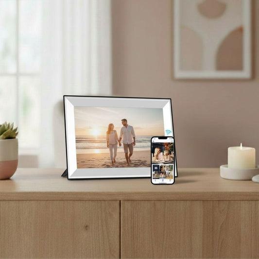 Cadre Photo Numérique Connecté 32GB Noir et Blanc
