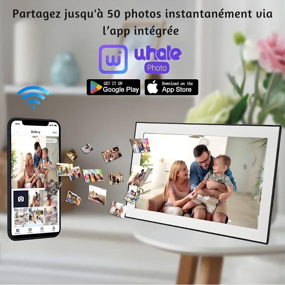 Cadre Photo Numérique Wifi 15 Pouces