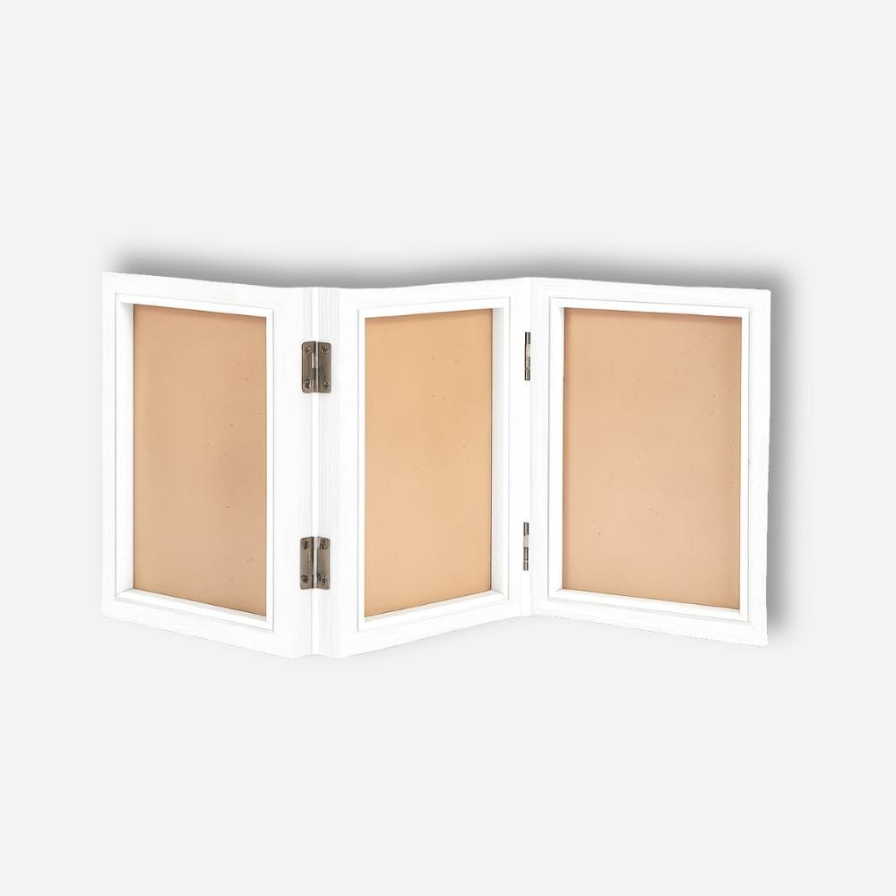 Cadre Photo Triple Blanc