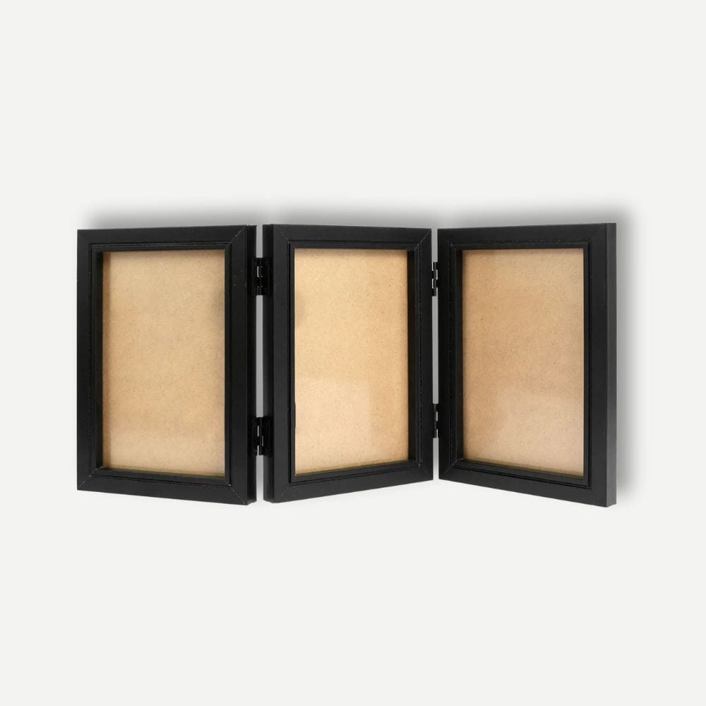 Cadre Photo Triple Noir