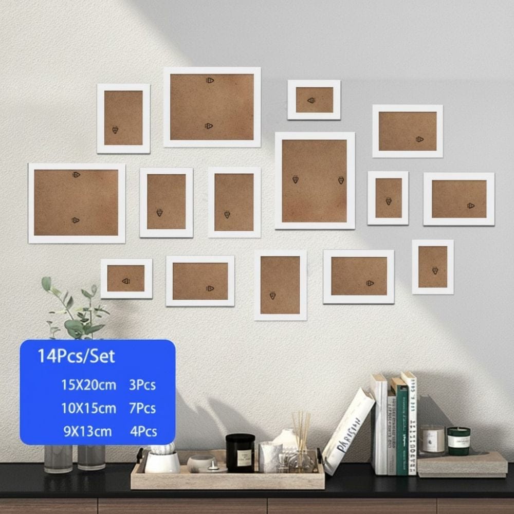 Cadres pour Photos Multiples Cadres Blancs / Imitation Bois