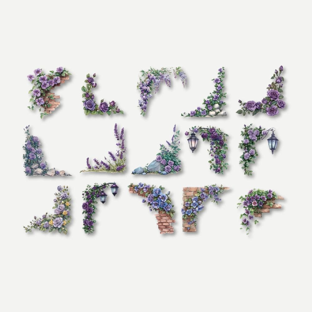 Coin Adhésif Pour Photo Charme Lavandin