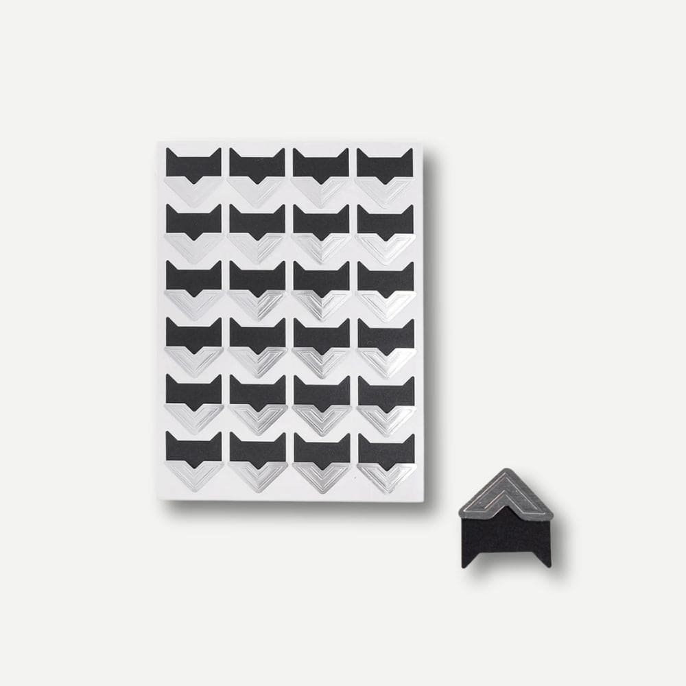 Coins Photo en Papier Argent – 24 Coins