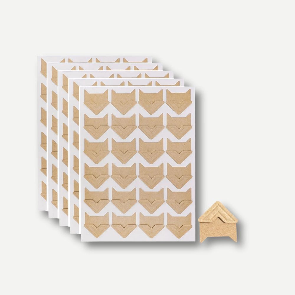 Coins Photo en Papier Beige – 120 Coins