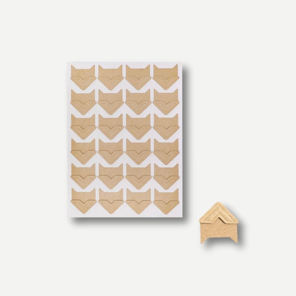 Coins Photo en Papier Beige – 24 Coins