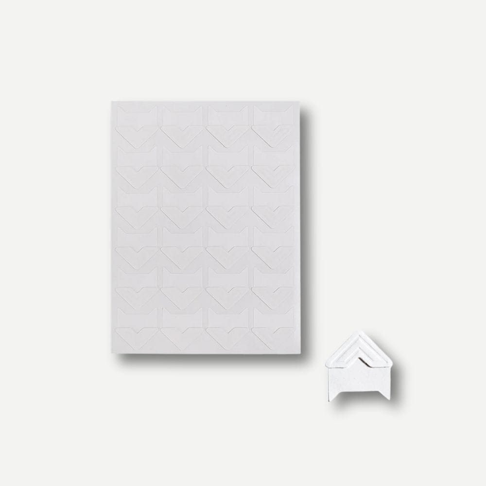 Coins Photo en Papier Blanc – 24 Coins