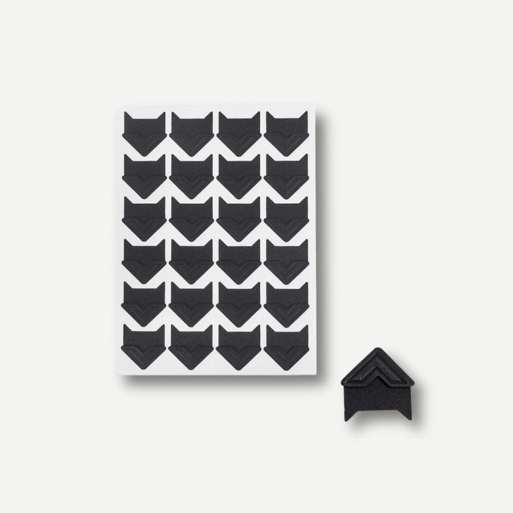 Coins Photo en Papier Noir – 24 Coins