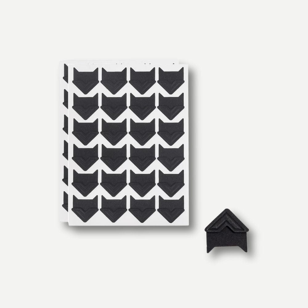 Coins Photo en Papier Noir – 48 Coins