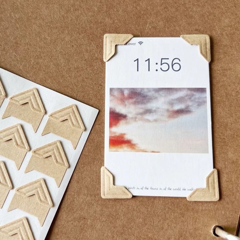 Décoration Coin Photo Anniversaire Brun kraft