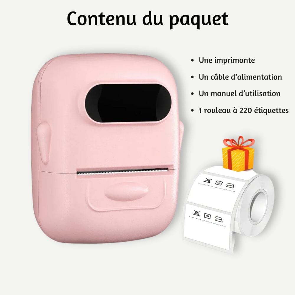 Étiqueteuse Thermique Bluetooth Autocollante Sans Encre