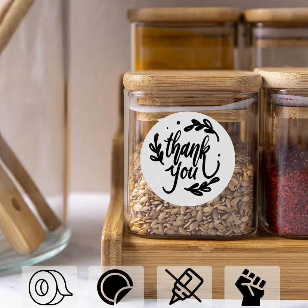 Étiquettes Thermiques Autocollantes 30-50mm Rouleau