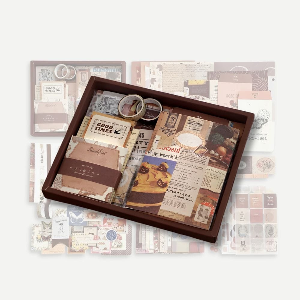 Kit Complet Scrapbooking pour Adulte Gourmand
