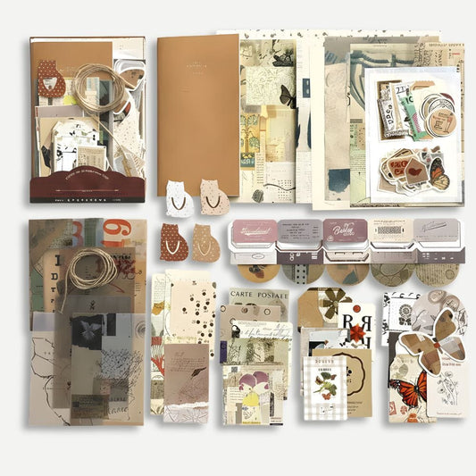 kit Scrapbooking Adulte Marron