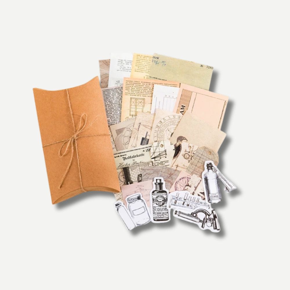 Kit Scrapbooking Vintage Ambiance Laboratoire