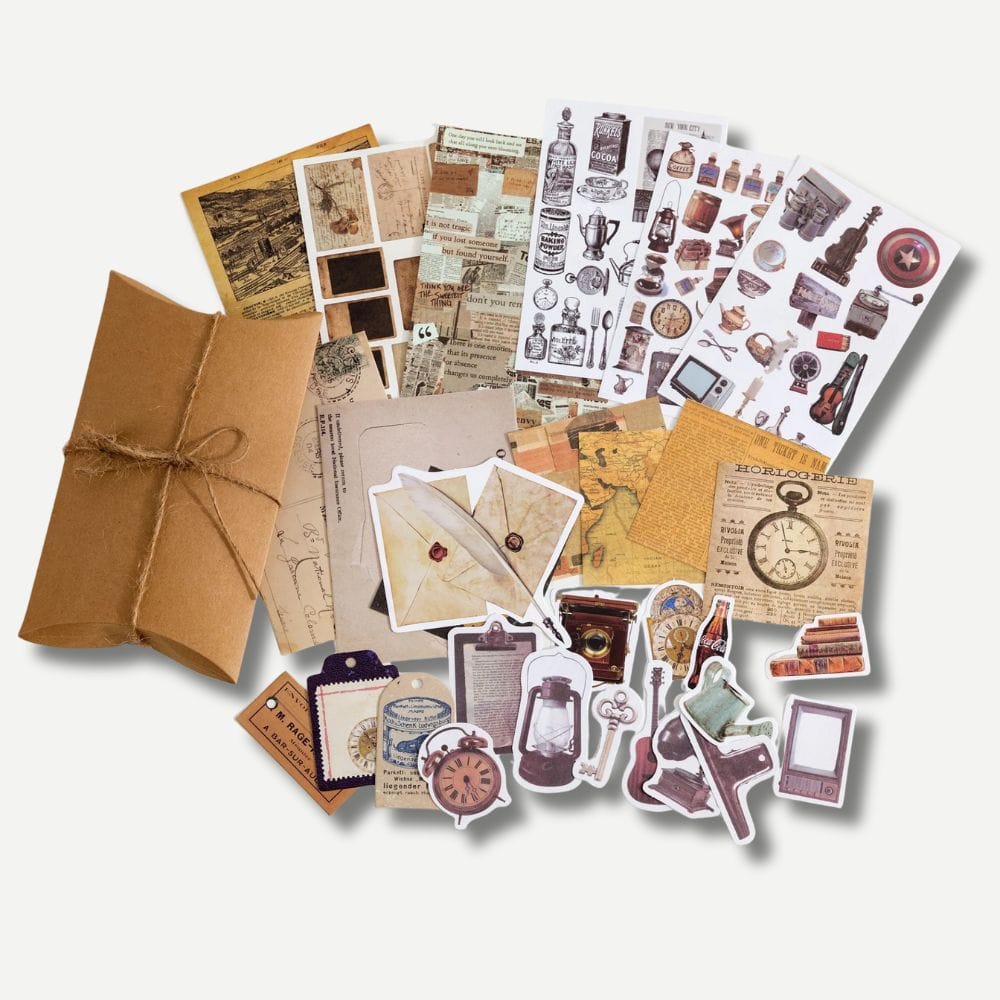 Kit Scrapbooking Vintage Trésors Anciens