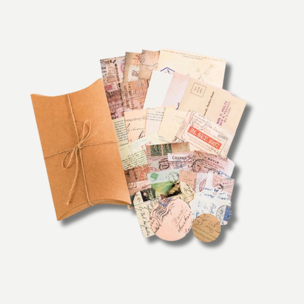 Kit Scrapbooking Vintage Vieux Courrier