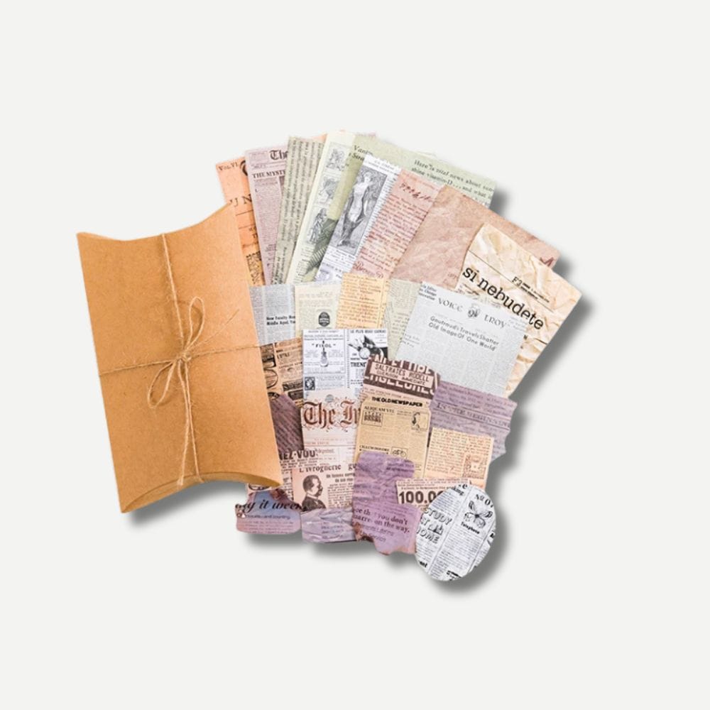 Kit Scrapbooking Vintage Vieux Papier