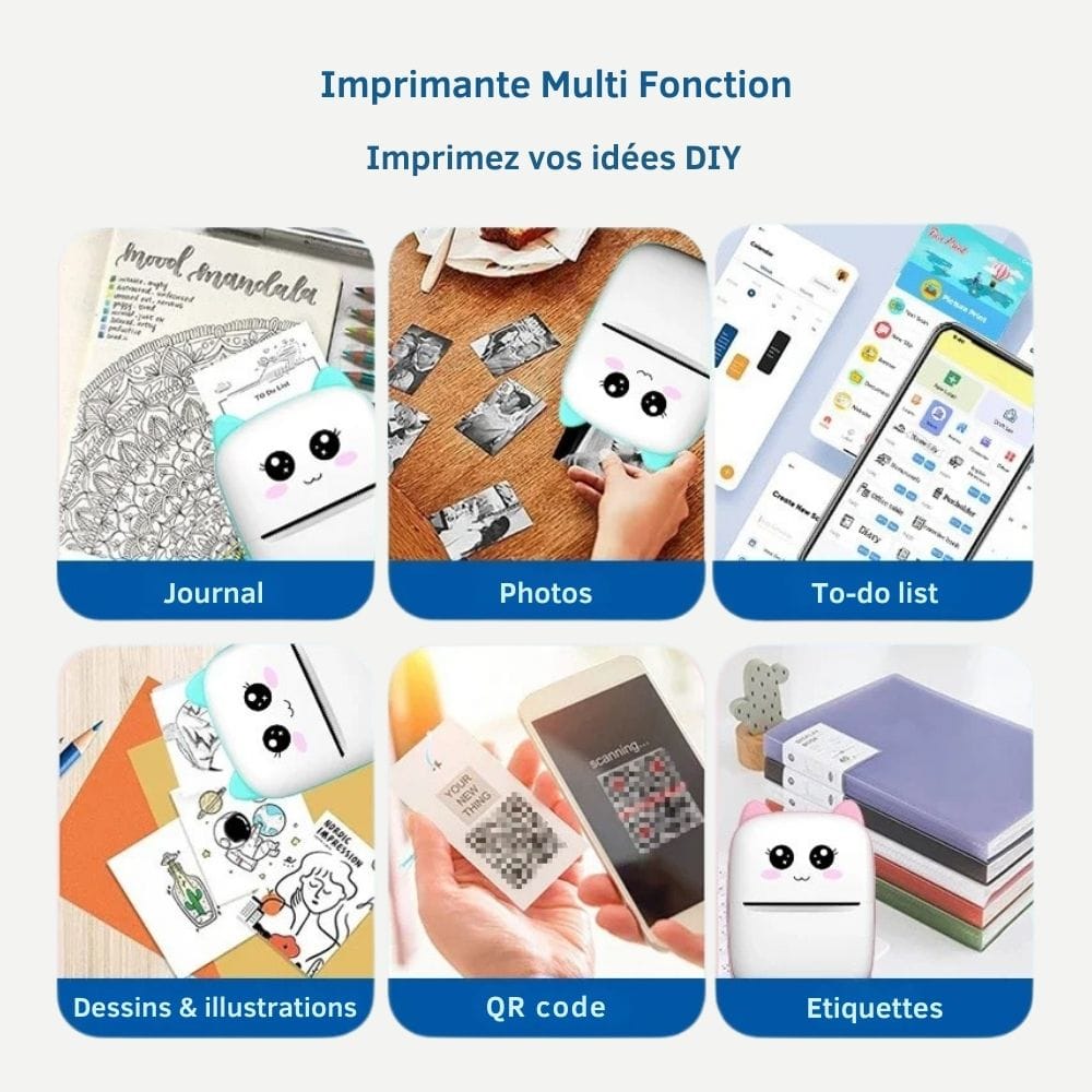 Mini Imprimante Thermique Bluetooth