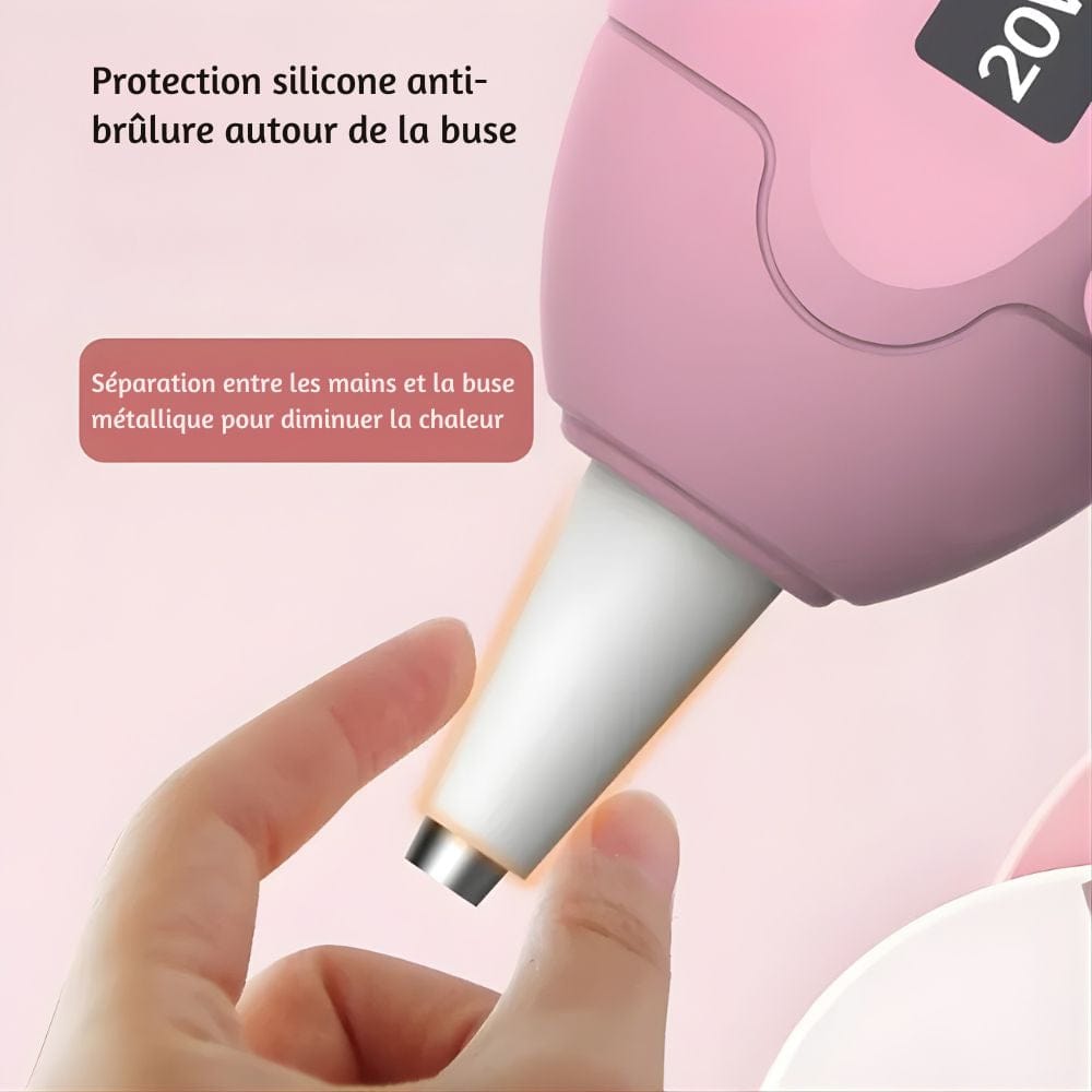 Mini Pistolet à Colle 20W – Précis, 3 Coloris Pastels