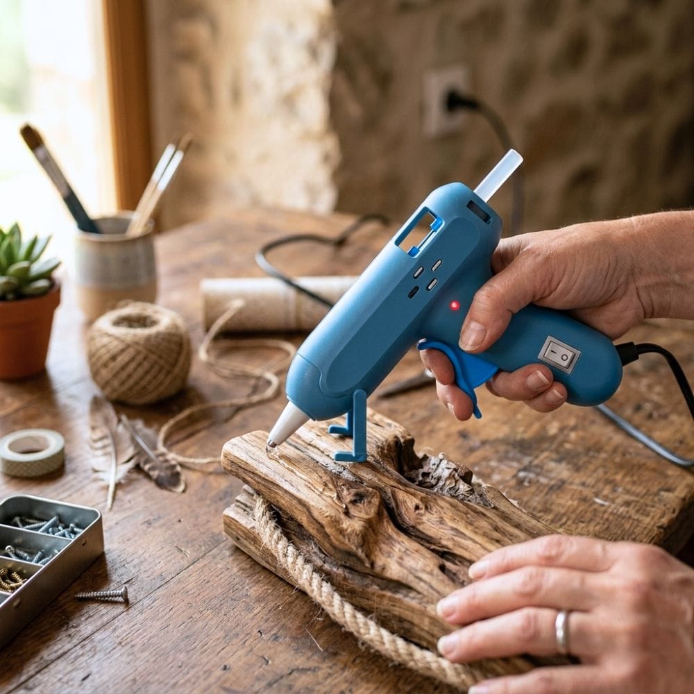 Mini Pistolet à Colle 20W – Précis, 3 Coloris Pastels