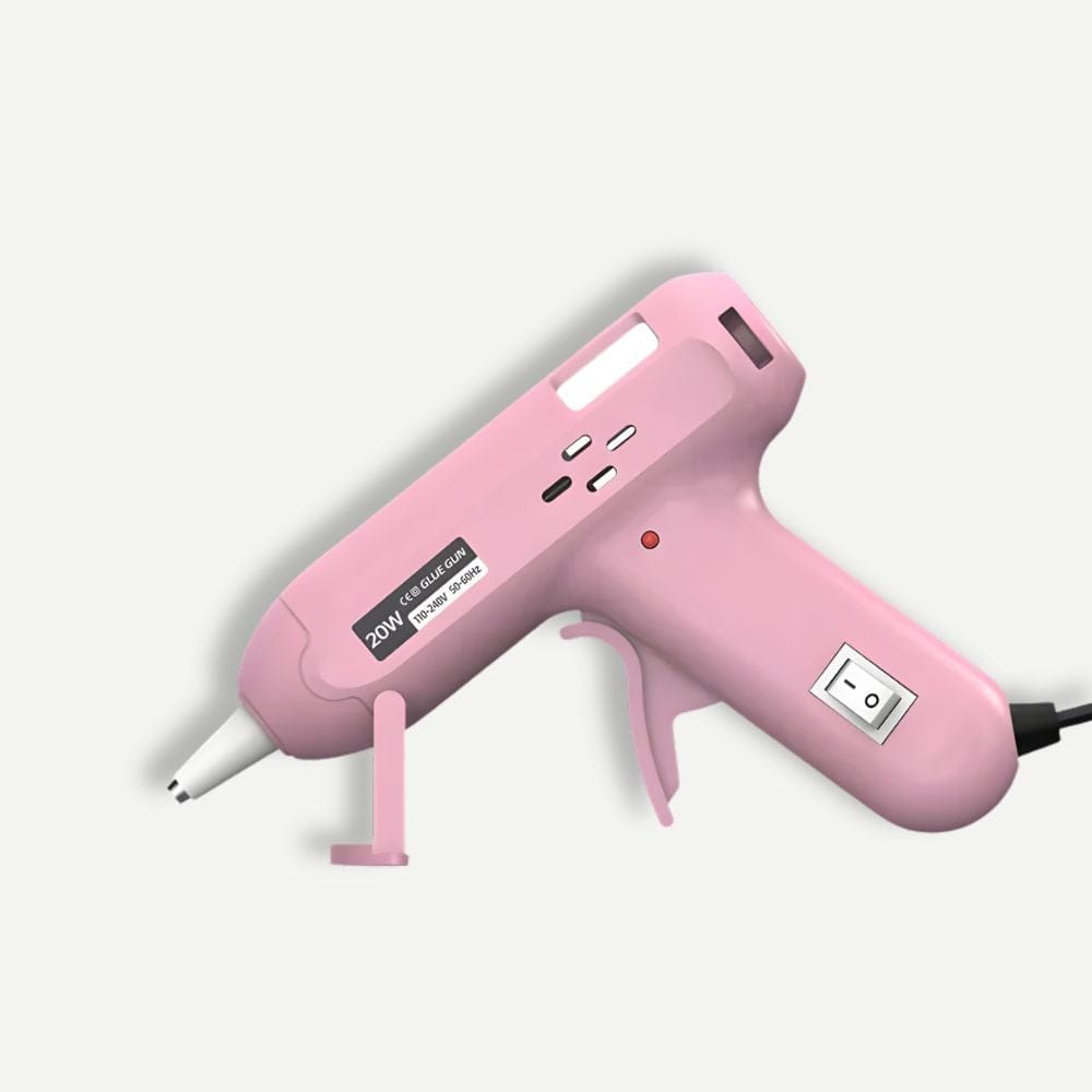 Mini Pistolet à Colle 20W – Précis, 3 Coloris Pastels Rose