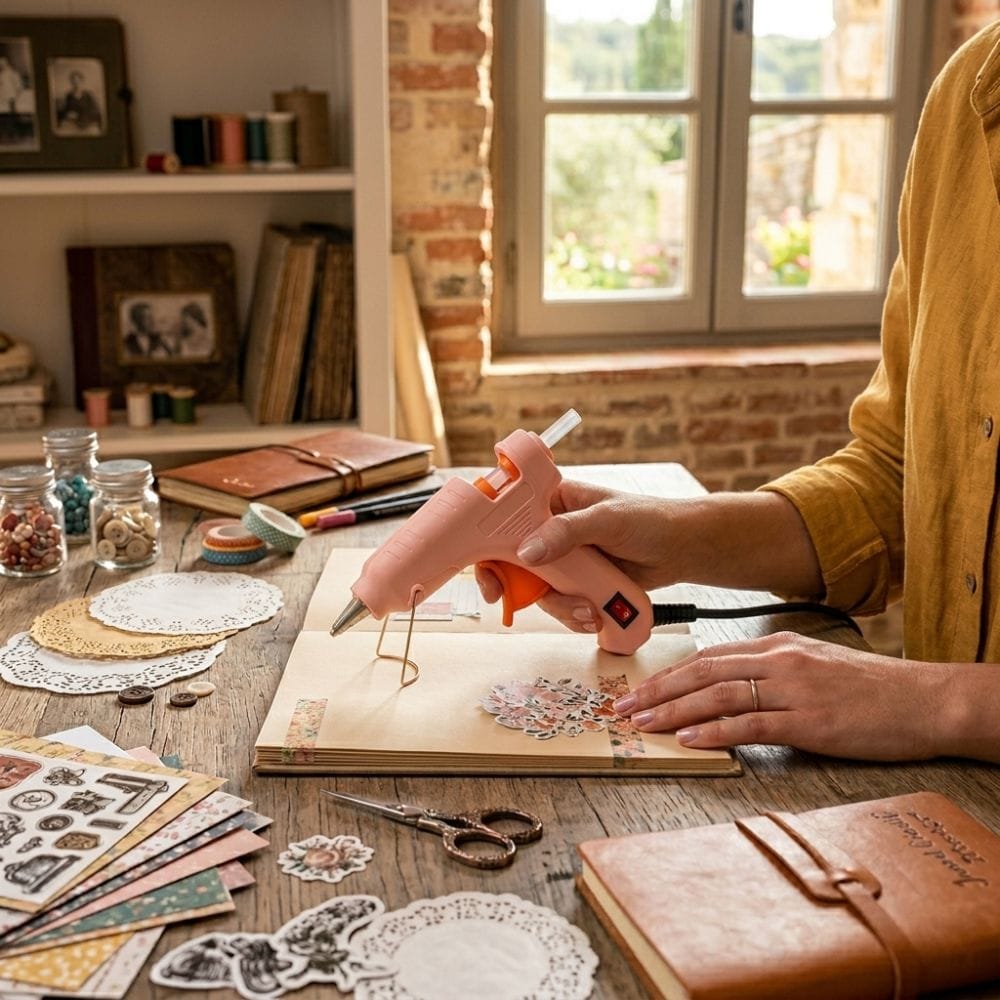 Pistolet à Colle Chaude 20W – 30 Bâtons Inclus