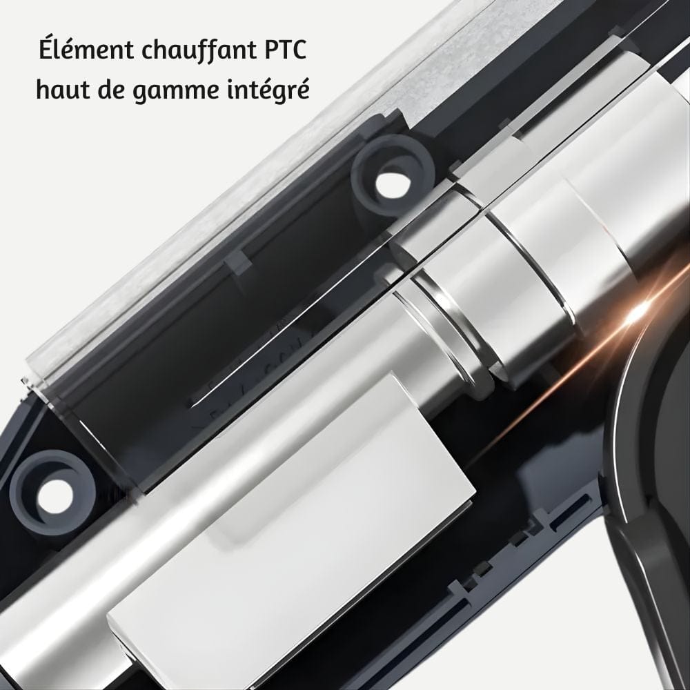 Pistolet à Colle Électrique – Valve Anti-fuite, Socle Intégré Pistolet à colle + 10 Bâtons de colle