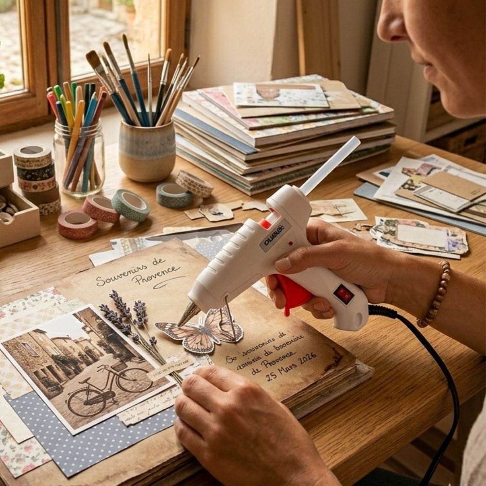 Pistolet Colle à Chaud 100W – Puissant, Polyvalent, Buse Cuivre