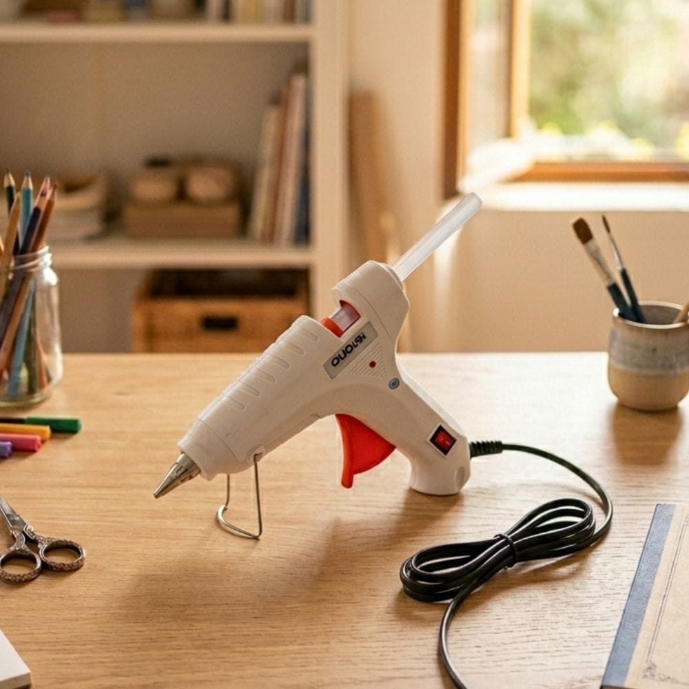 Pistolet Colle à Chaud 100W – Puissant, Polyvalent, Buse Cuivre