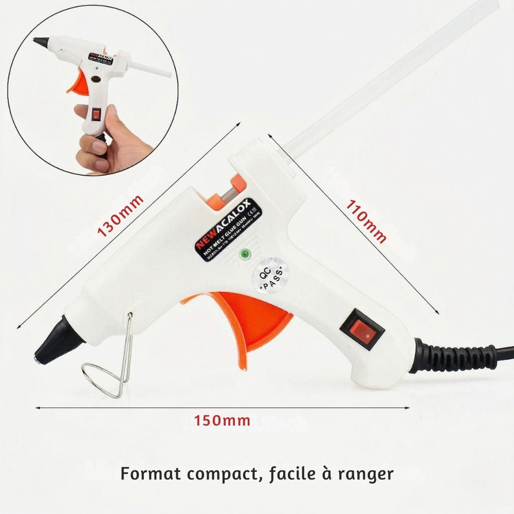 Pistolet de Colle 7mm – Socle Plateforme de Travail Intégré