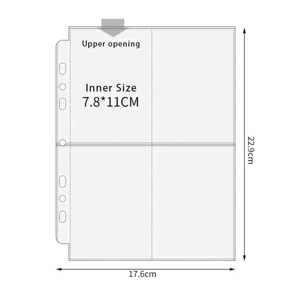 Pochettes Photo A5 4 Pochettes - 7 Trous