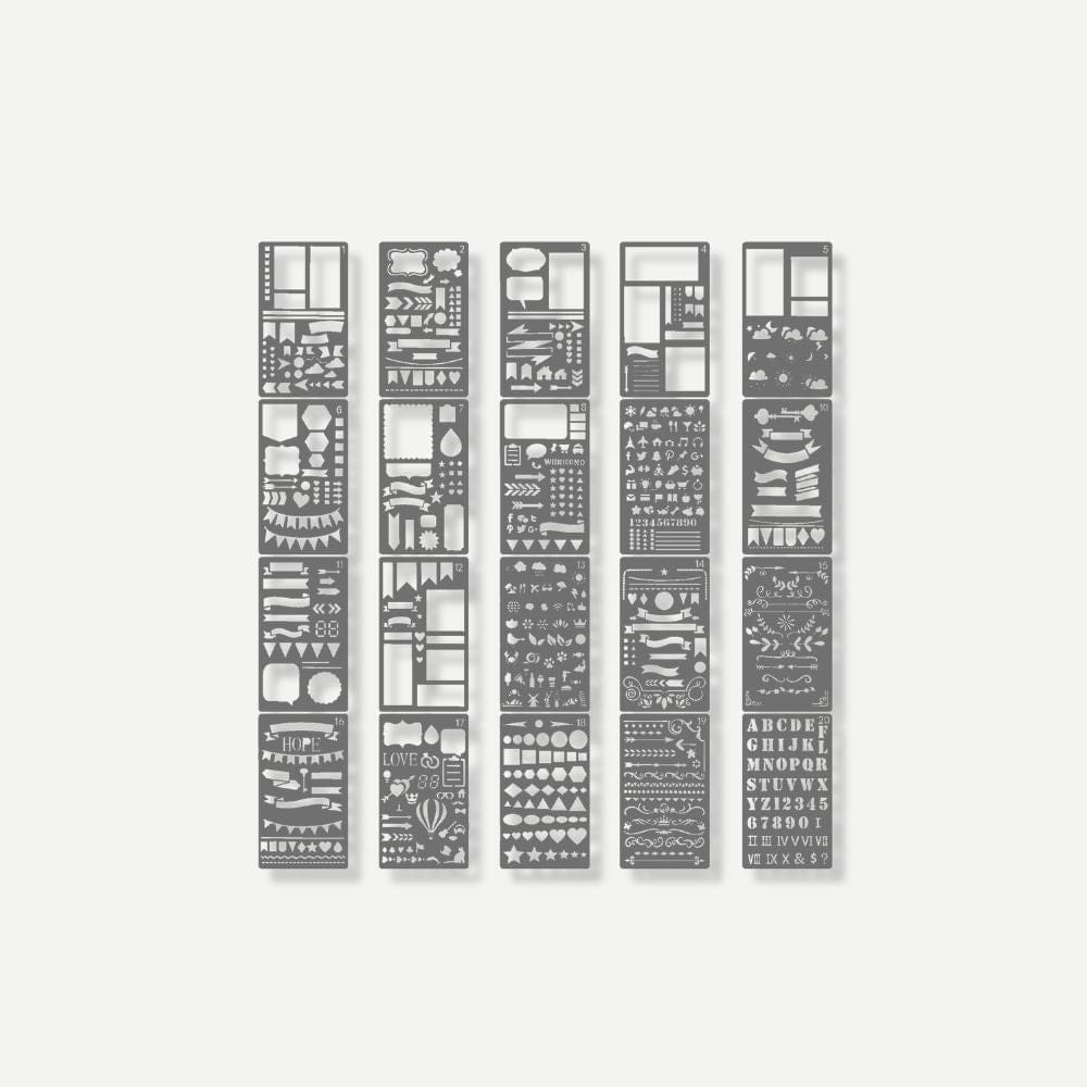 Pochoirs Bullet Journal