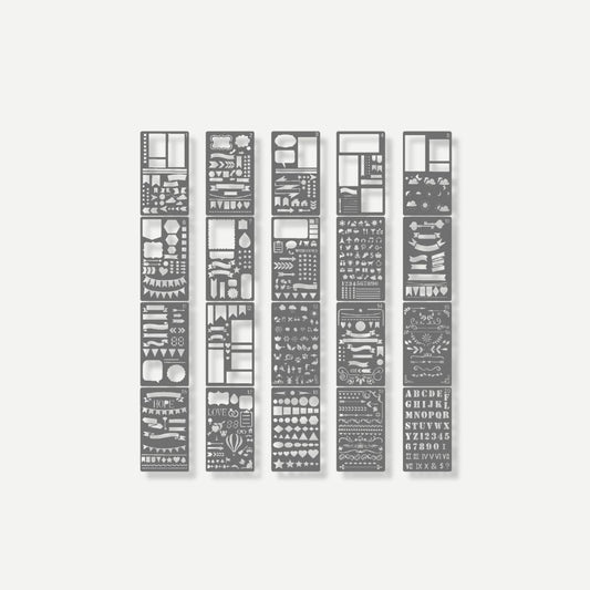 Pochoirs Bullet Journal